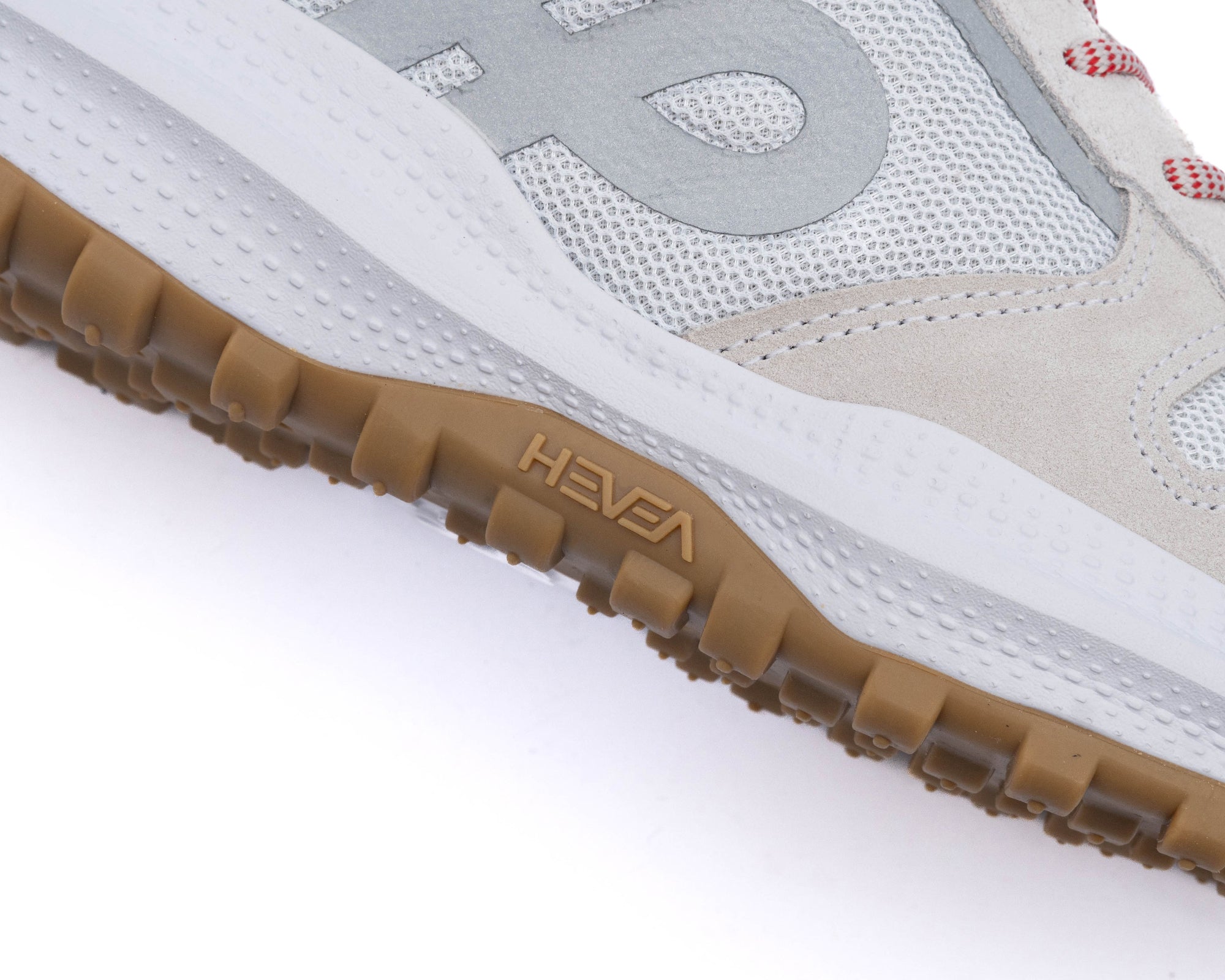 Tênis Ous Textil 01 Hevea Dots Branco e Vermelho