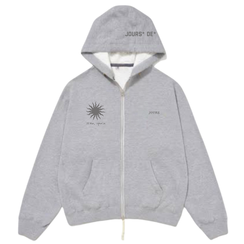 Jaqueta Jours de Pluie Ibiza Cinza