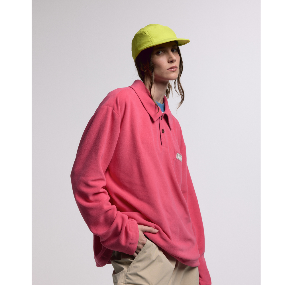 Polo Fleece Carnan Rugby Pink