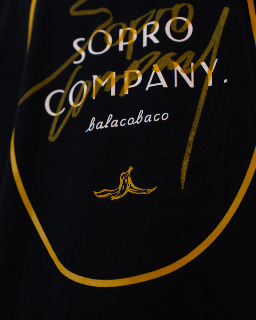 Camiseta Sopro Firma Oversized Preta