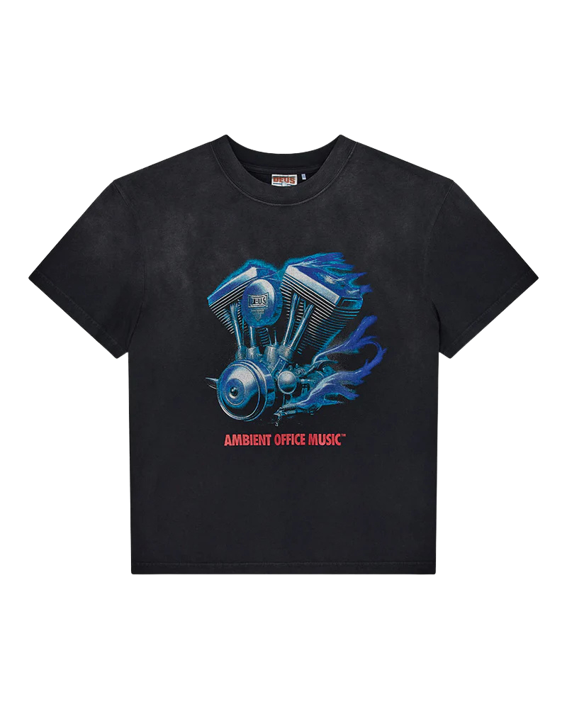 Camiseta Deus Ex Machina Productive Chumbo