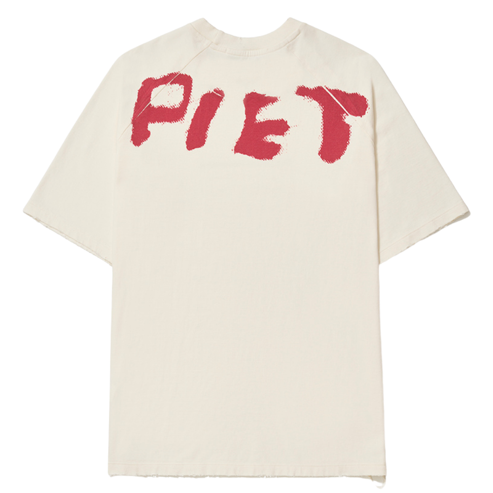 Camiseta Raglan Piet Sub-cultural Networking Branca