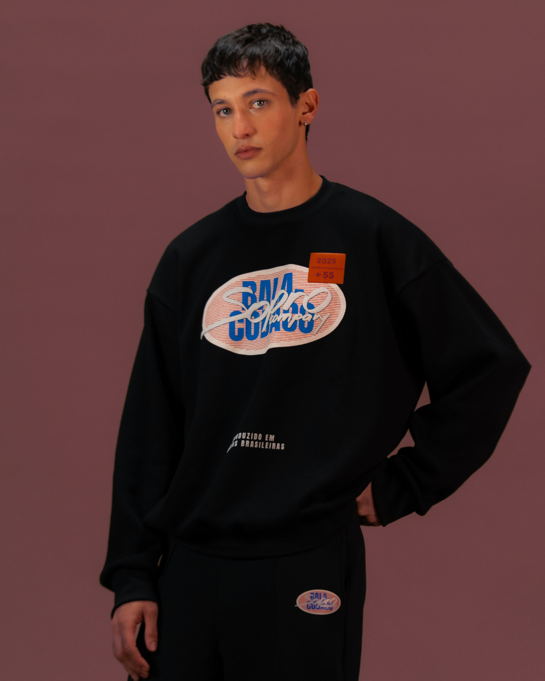 Moletom Careca Sopro Precio Preto