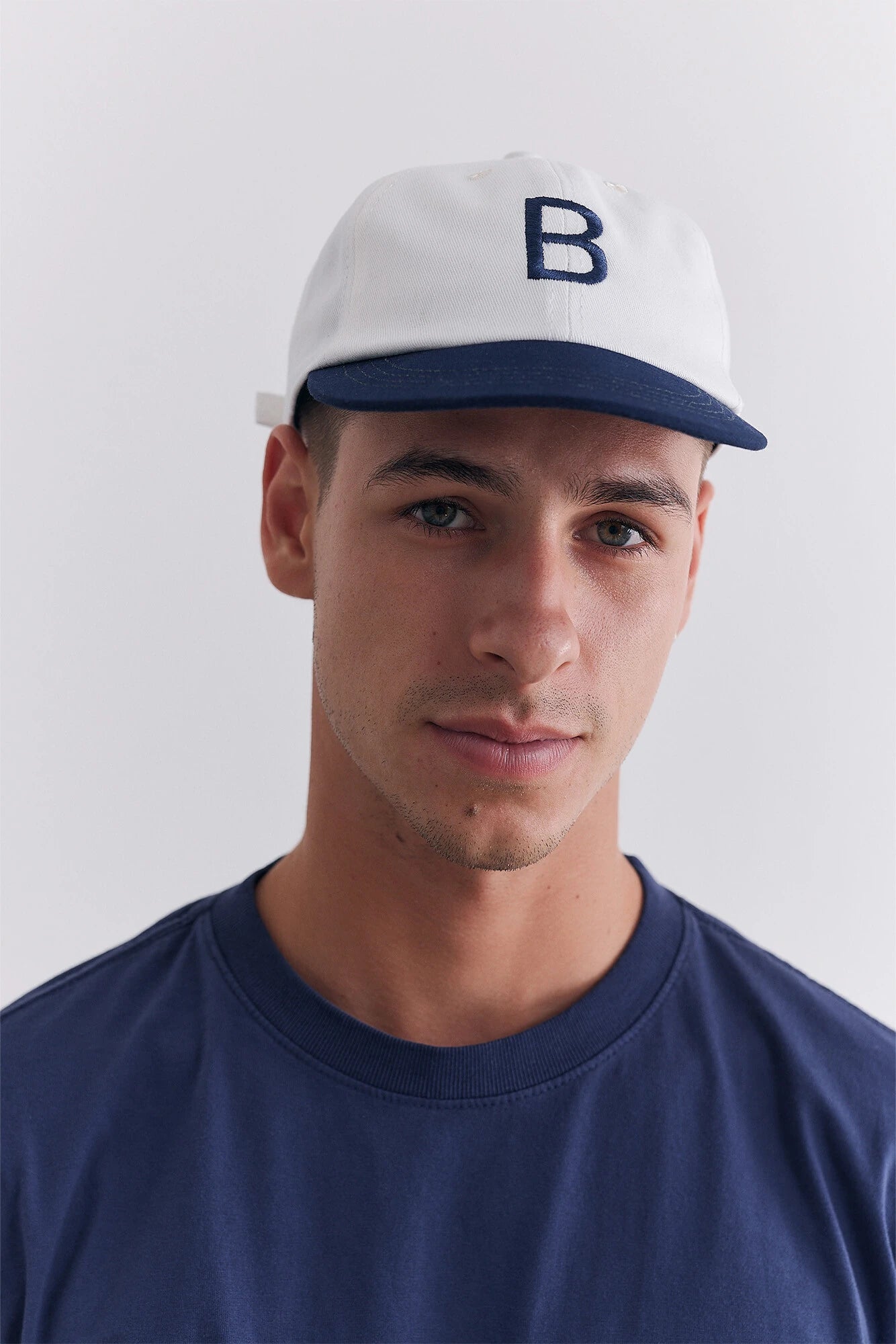 Boné Birden Base Letter Duo Branco e Azul