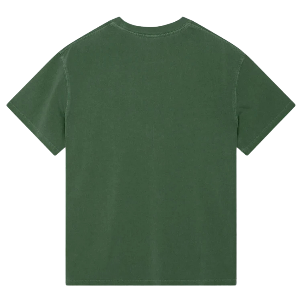 Camiseta Deus Ex Machina Shield Garment Dyed Verde Militar