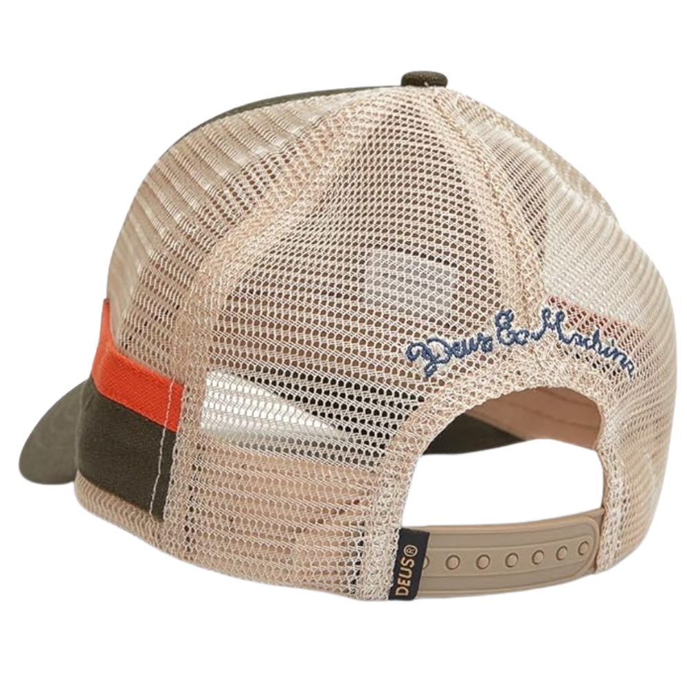 Boné Deus Ex Machina Trucker Woven Pill Cinza