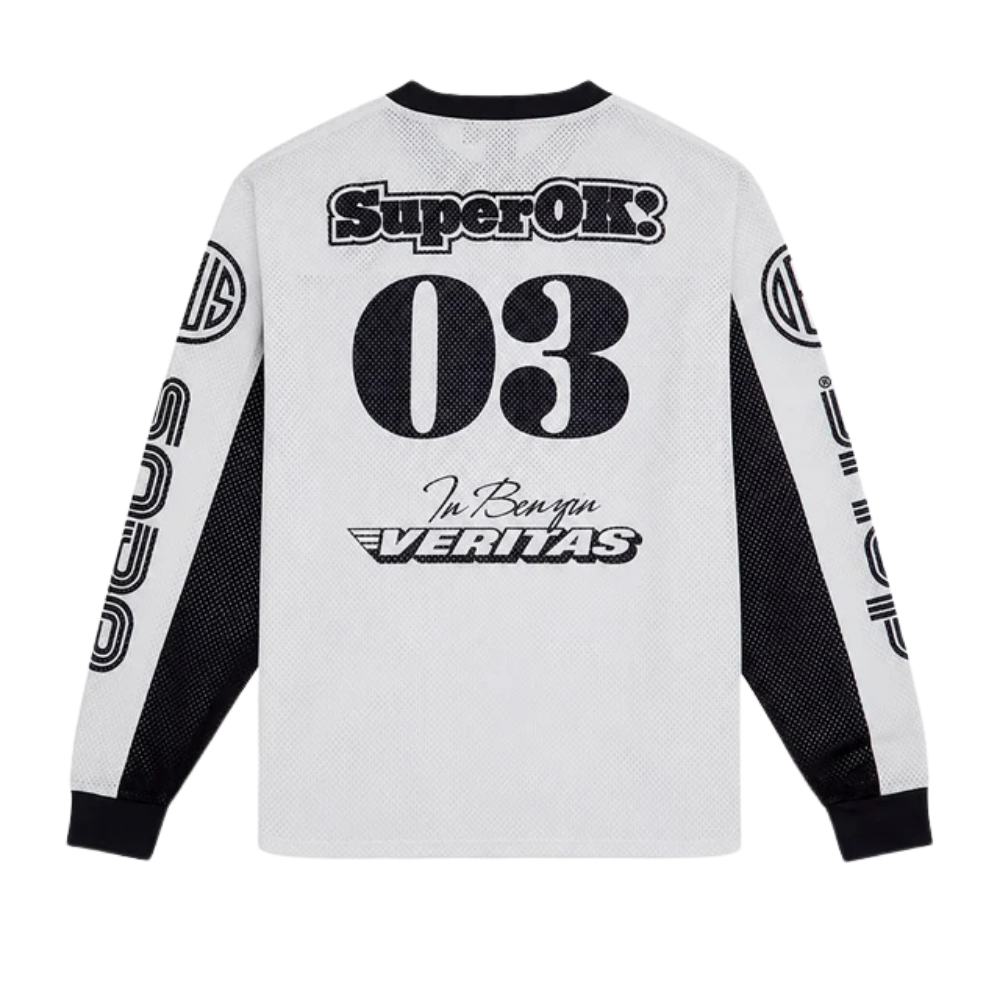 Jersey Deus Ex Machina Moto Road Branca