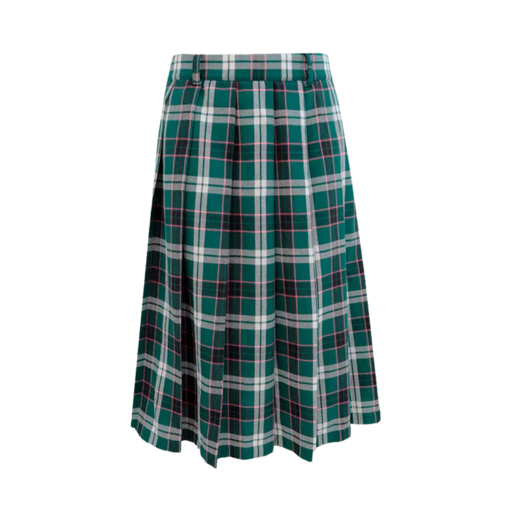 Saia Midi Plie Alfaiataria Green