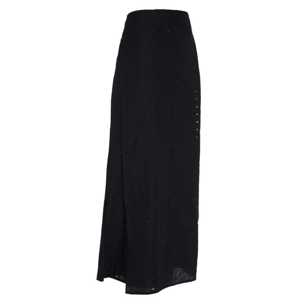 Saia Tansu Pareo Lillies Preto