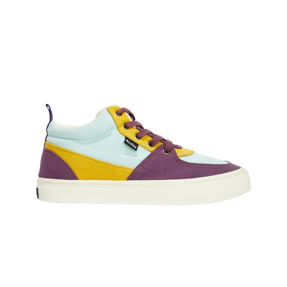 Tênis Redley Studio Multicolor Roxo e Mostarda