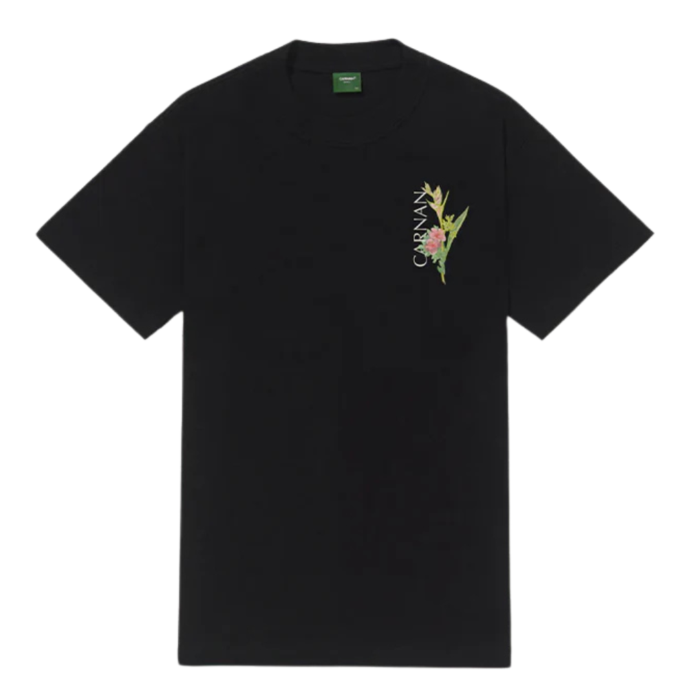 Camiseta Carnan Flower Heavy Preta