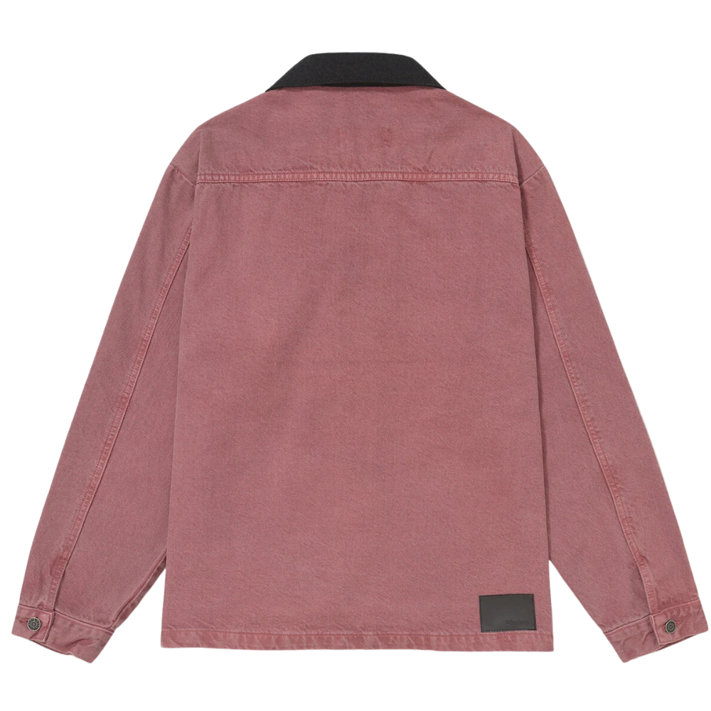 Jaqueta Birden Worker Rosewood Washed x SIPSIP Bordô