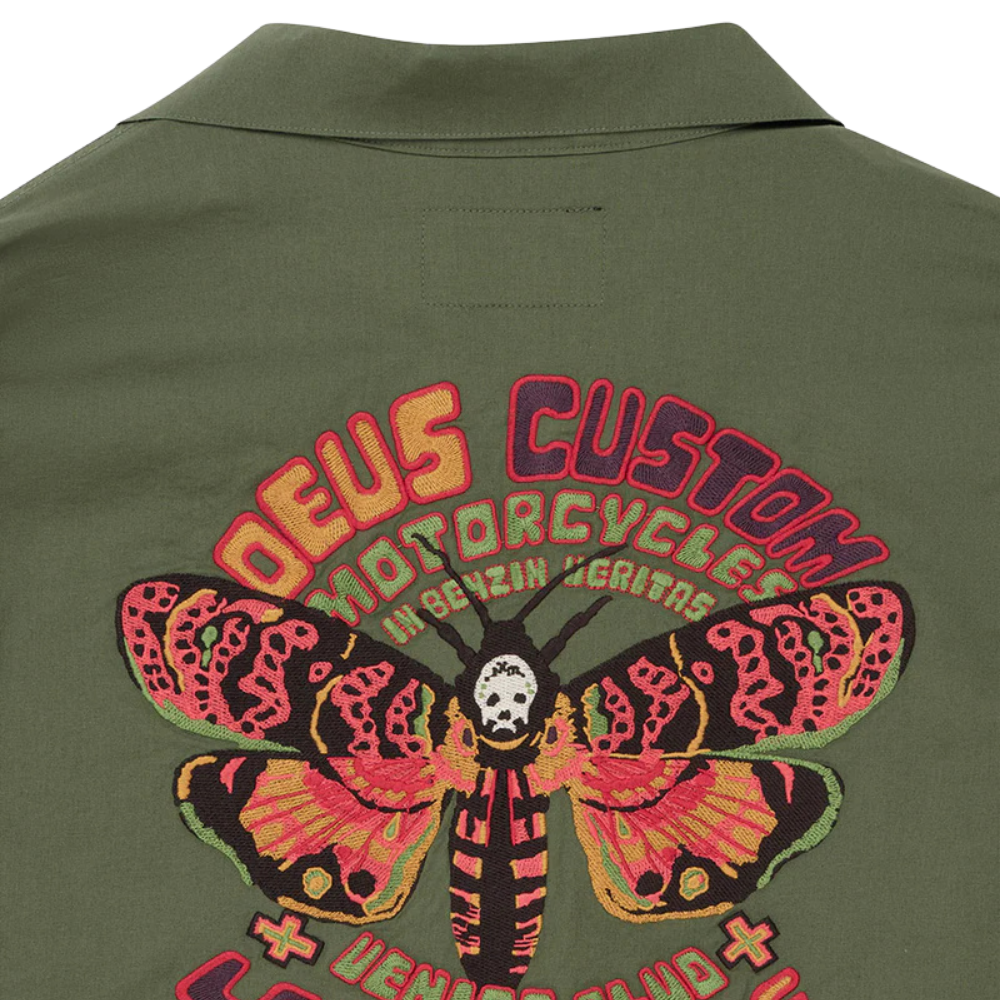 Camisa Deus Overshirt Power Verde Militar