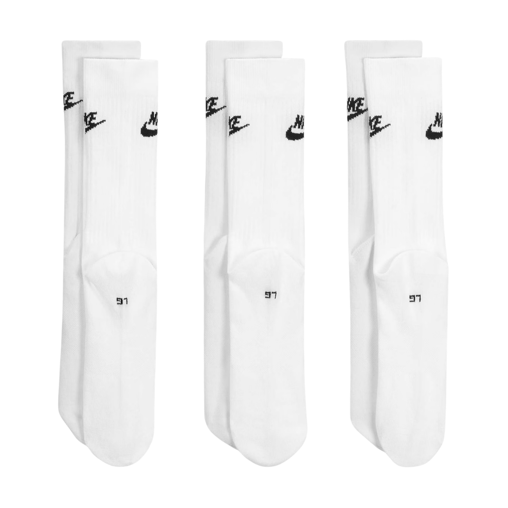 Meias Nike Sportswear Everyday Branco (3 Pares)
