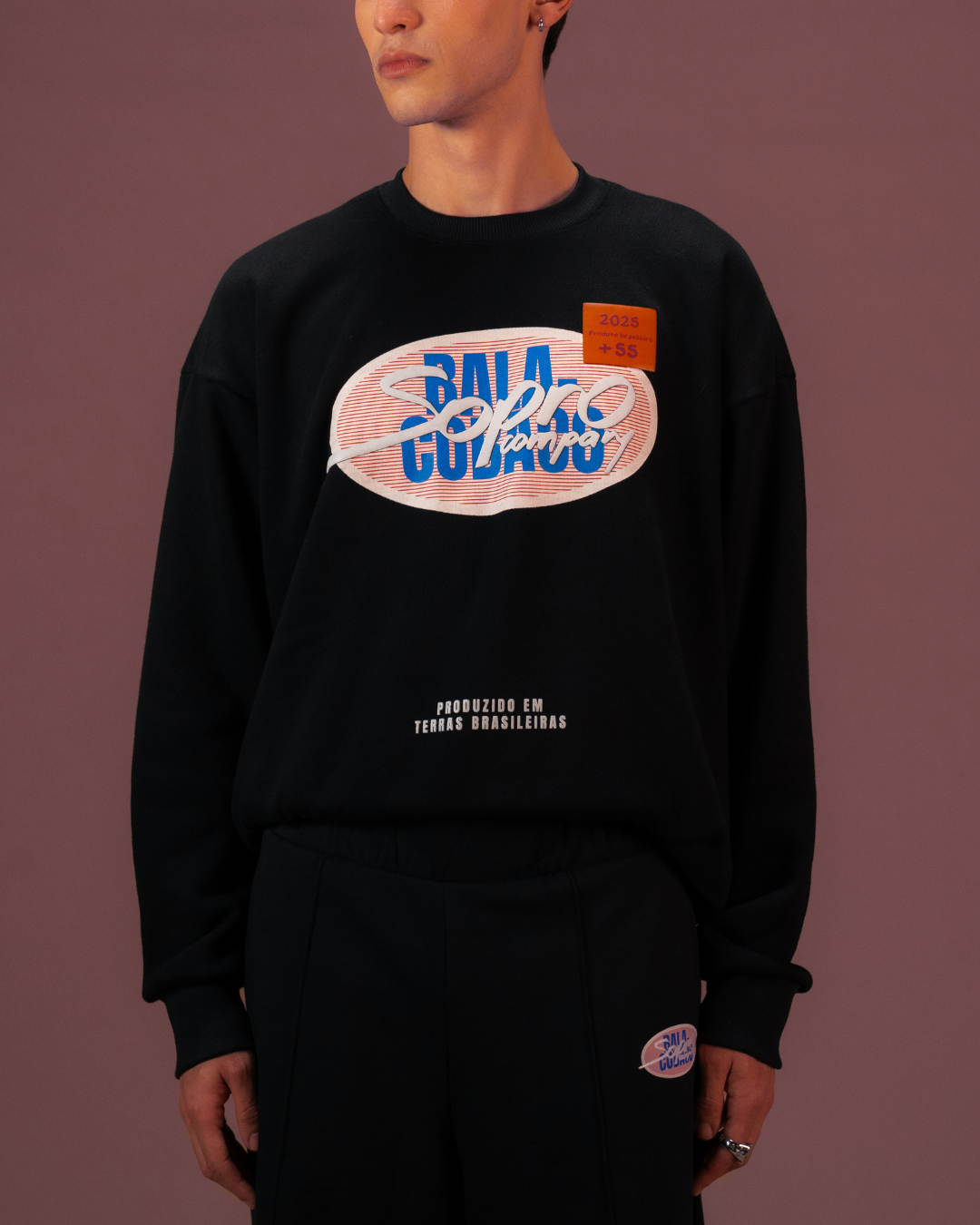 Moletom Careca Sopro Precio Preto