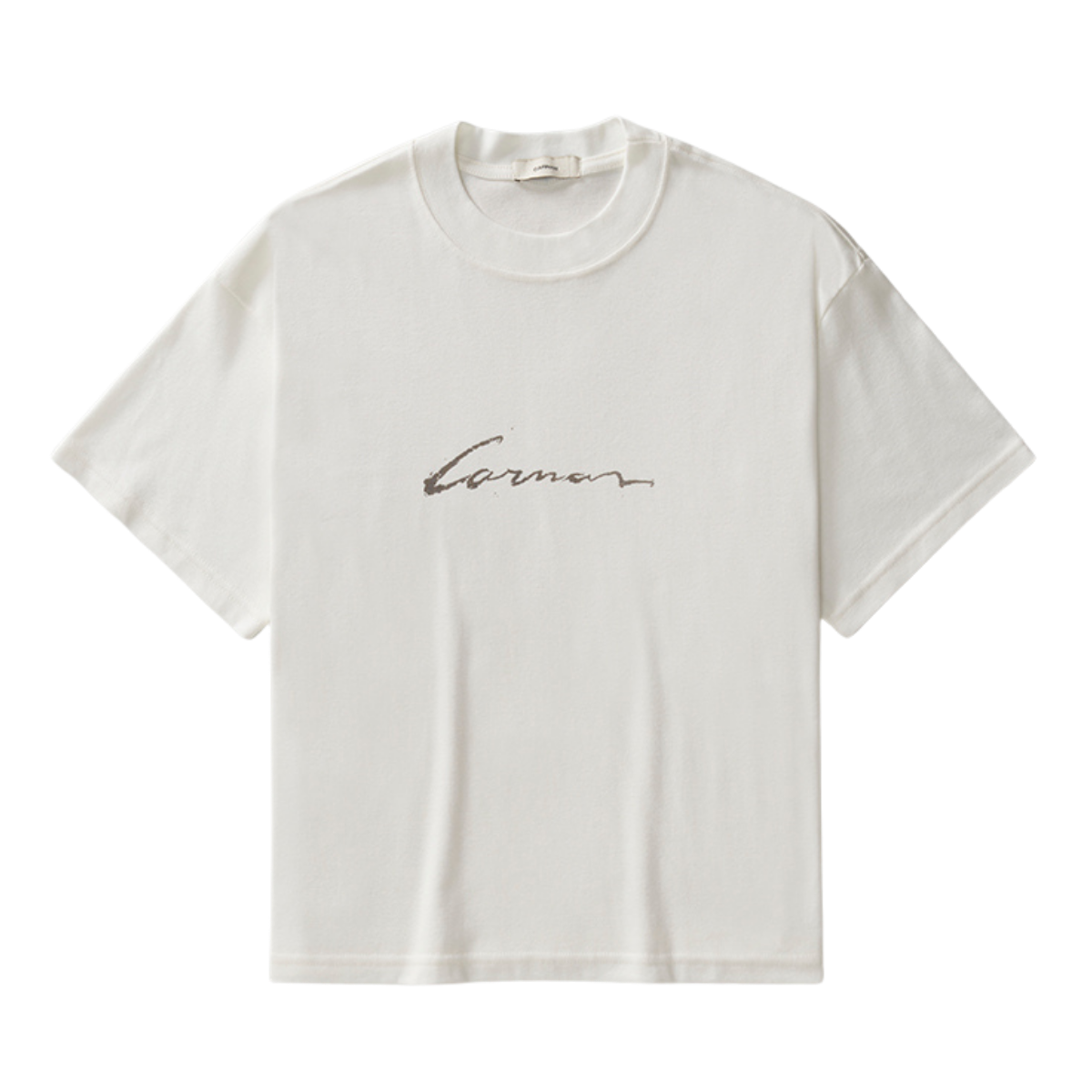 Camiseta Boxy Carnan Signature Branca