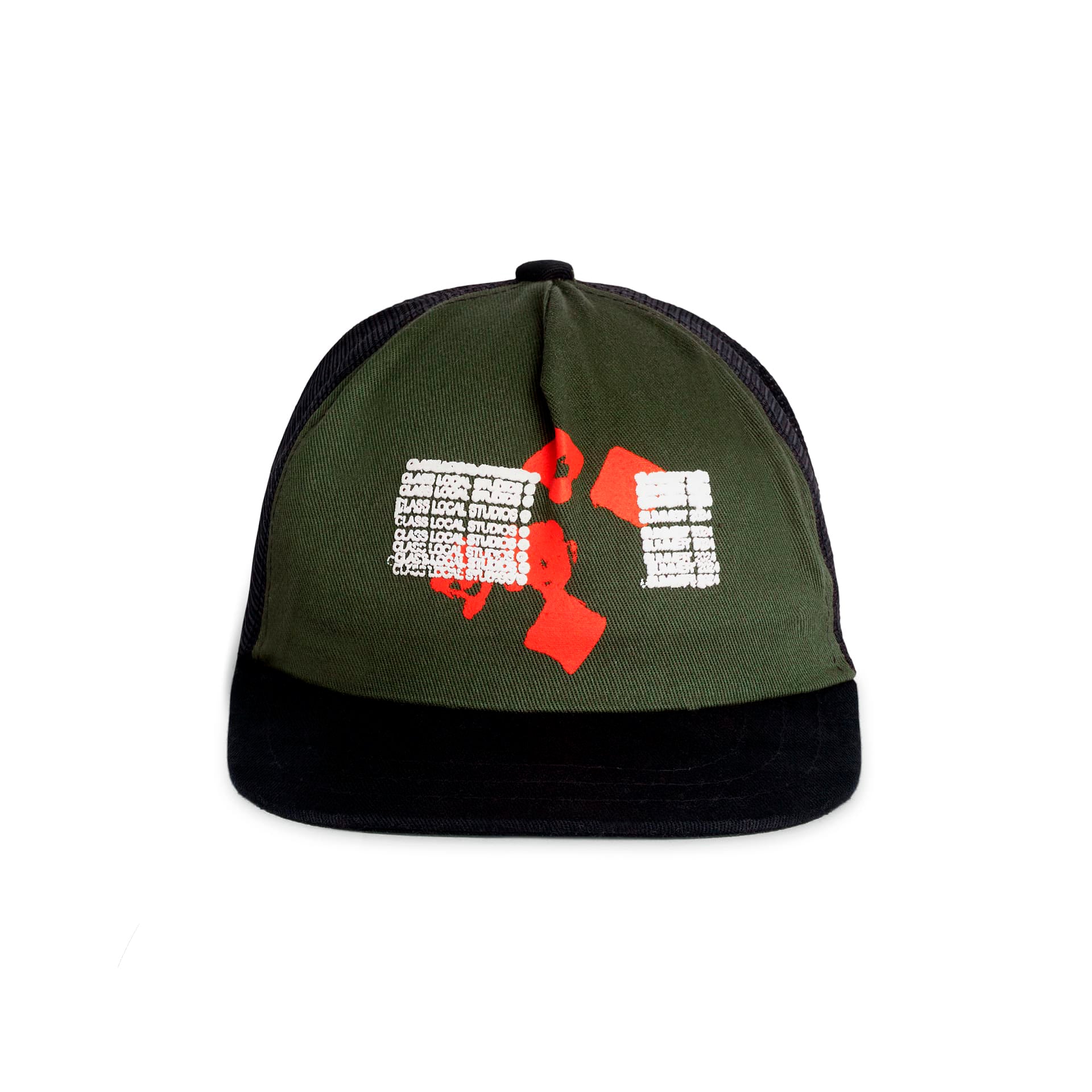 Boné Class Trucker Ice Stamp Verde e Preto