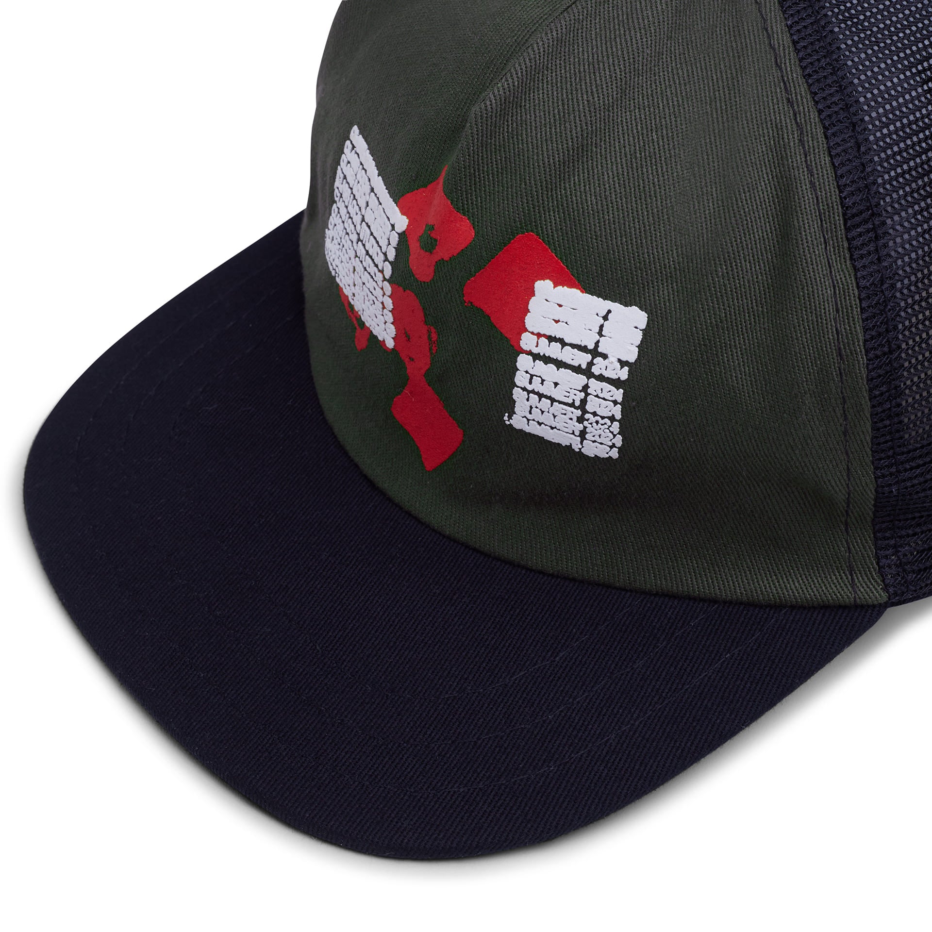 Boné Class Trucker Ice Stamp Verde e Preto