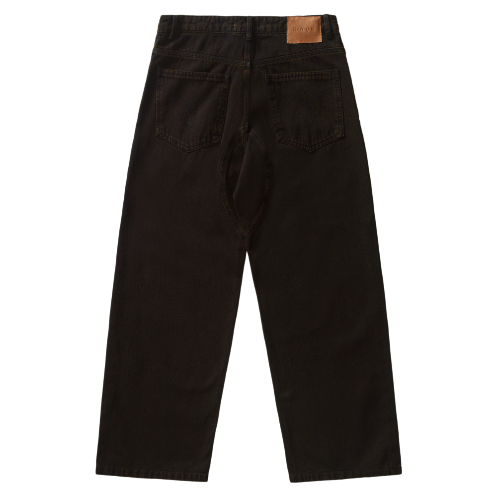 Calça Carnan Twill Marrom Estonado