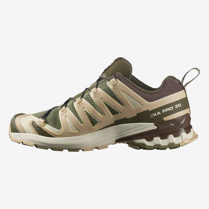 Tênis Salomon XA PRO 3D V9 Masculino Verde e Bege