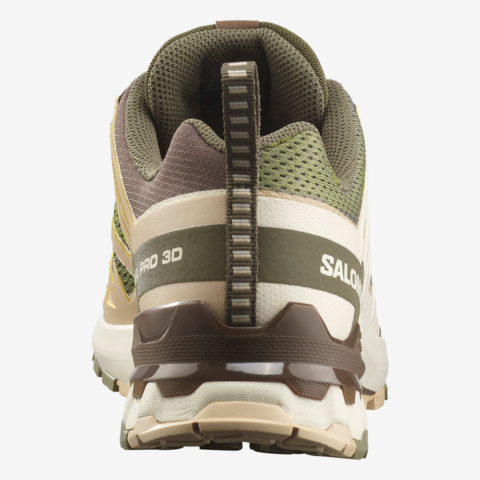 Tênis Salomon XA PRO 3D V9 Masculino Verde e Bege