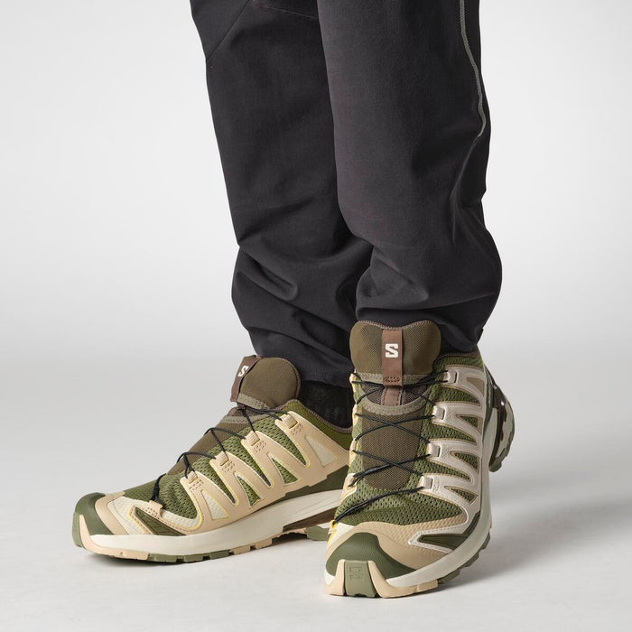 Tênis Salomon XA PRO 3D V9 Masculino Verde e Bege