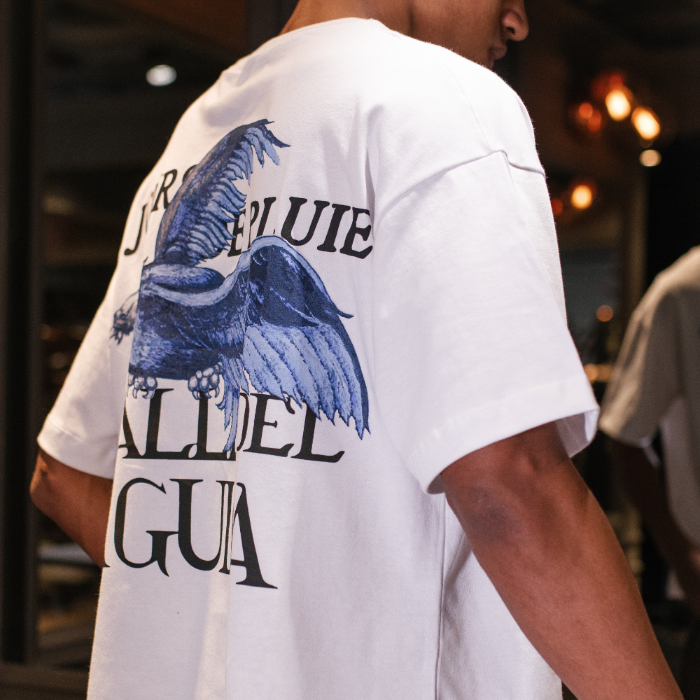 Camiseta Oversized Jours de Pluie Calle Del Aguila Branca