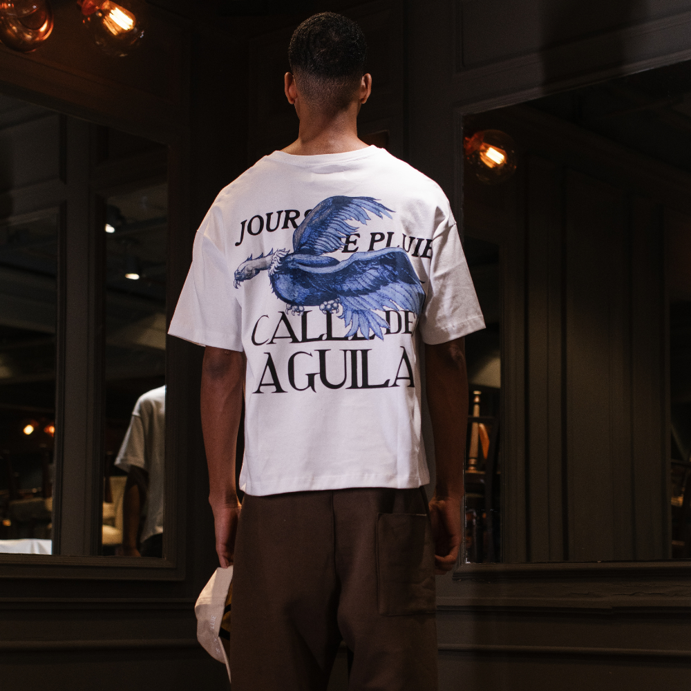 Camiseta Oversized Jours de Pluie Calle Del Aguila Branca