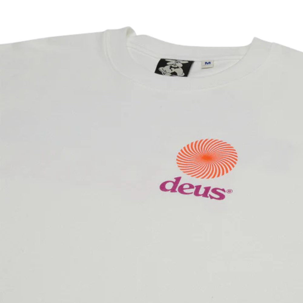 Camiseta Oversized Deus Ex Machina Strata Off White
