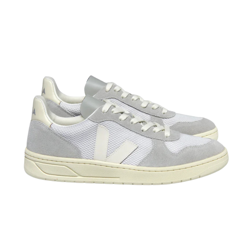 Tênis Veja V-10 Alveomesh Light Grey Pierre