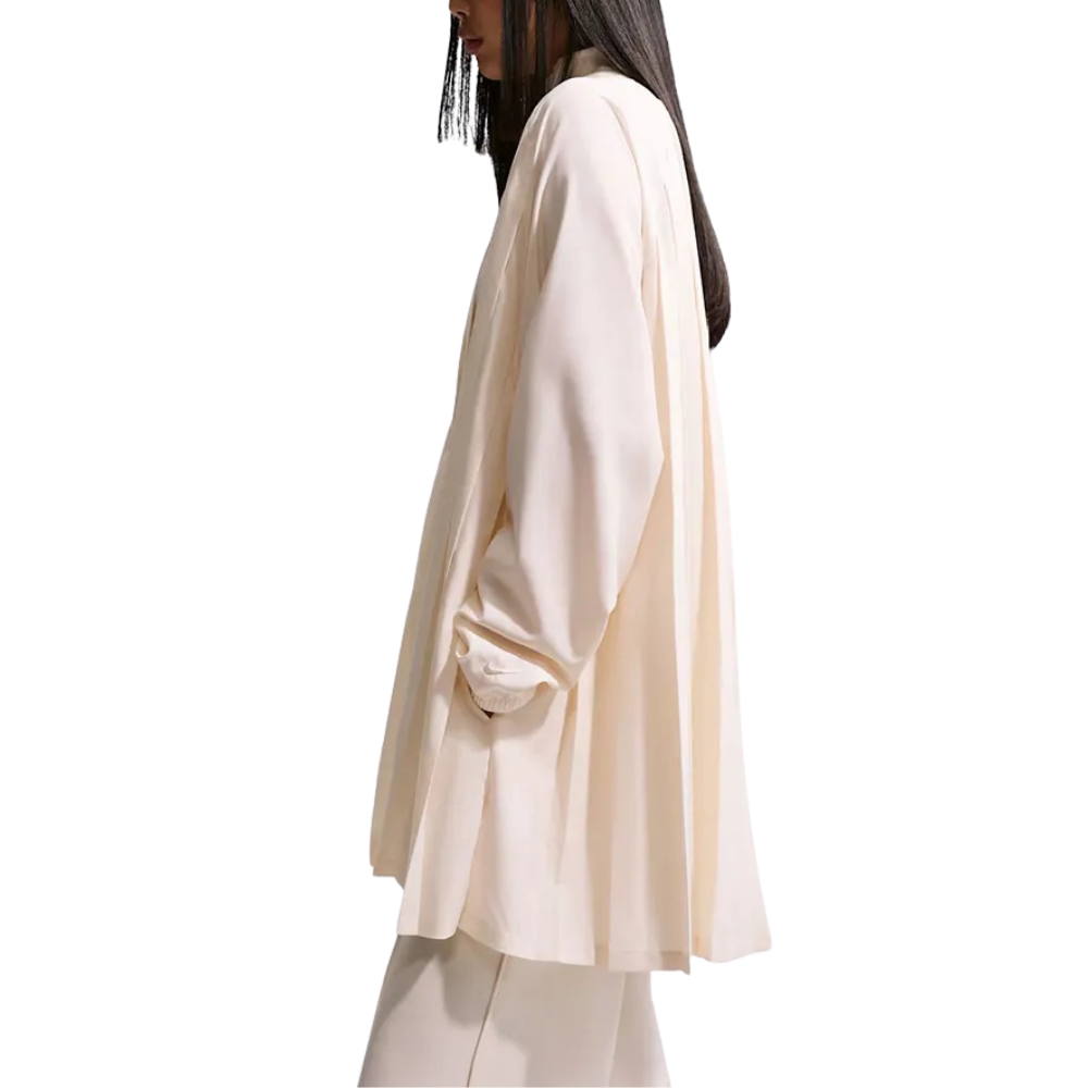 Vestido Nike Sportswear Pleated Bege