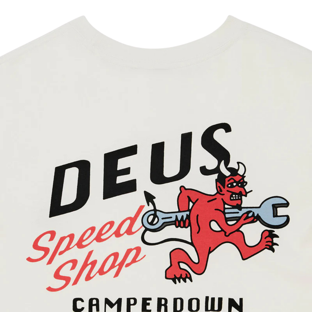 Camiseta Deus Dogleg Dirty Branca