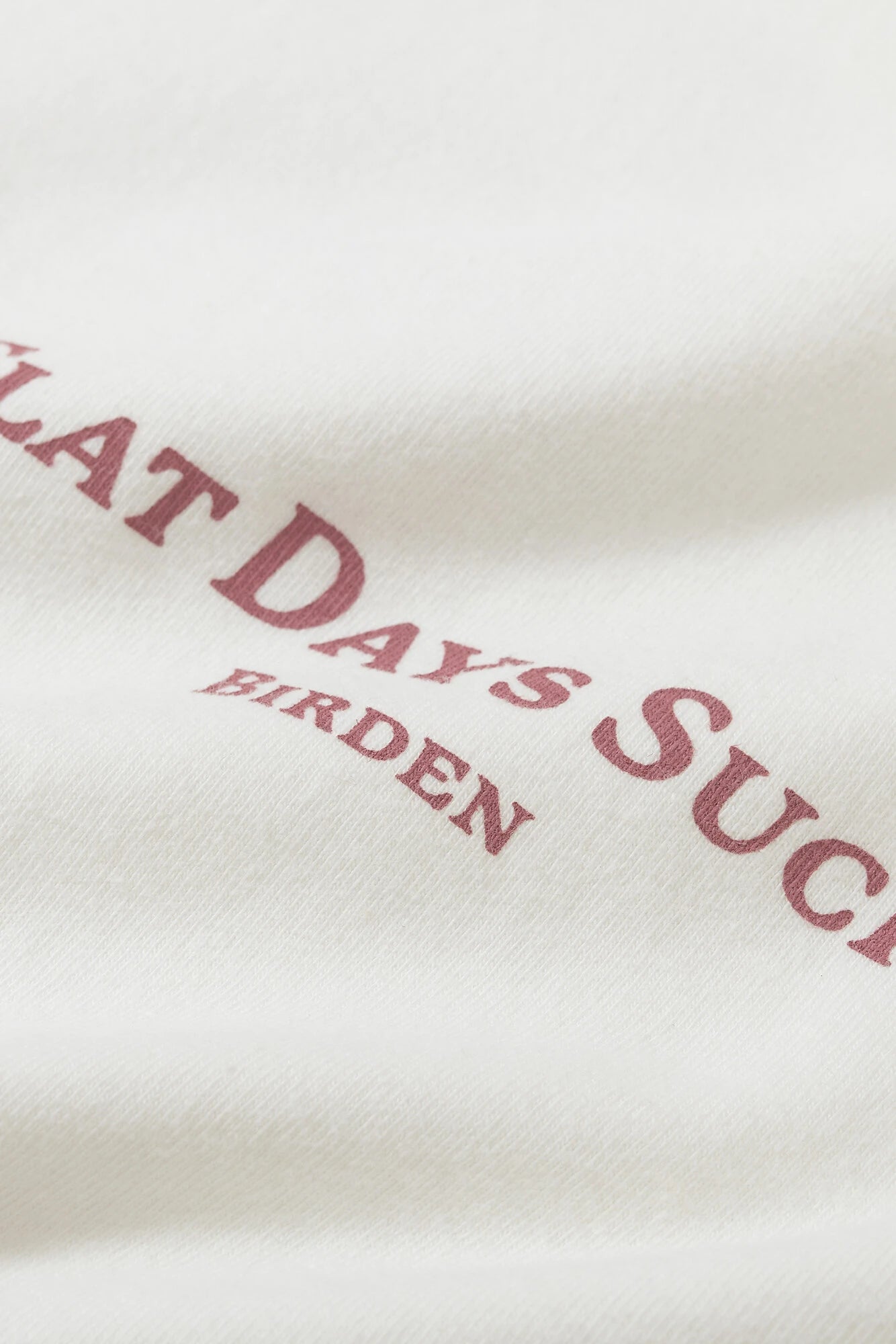 Camiseta Birden Boxy Flat Days Branca