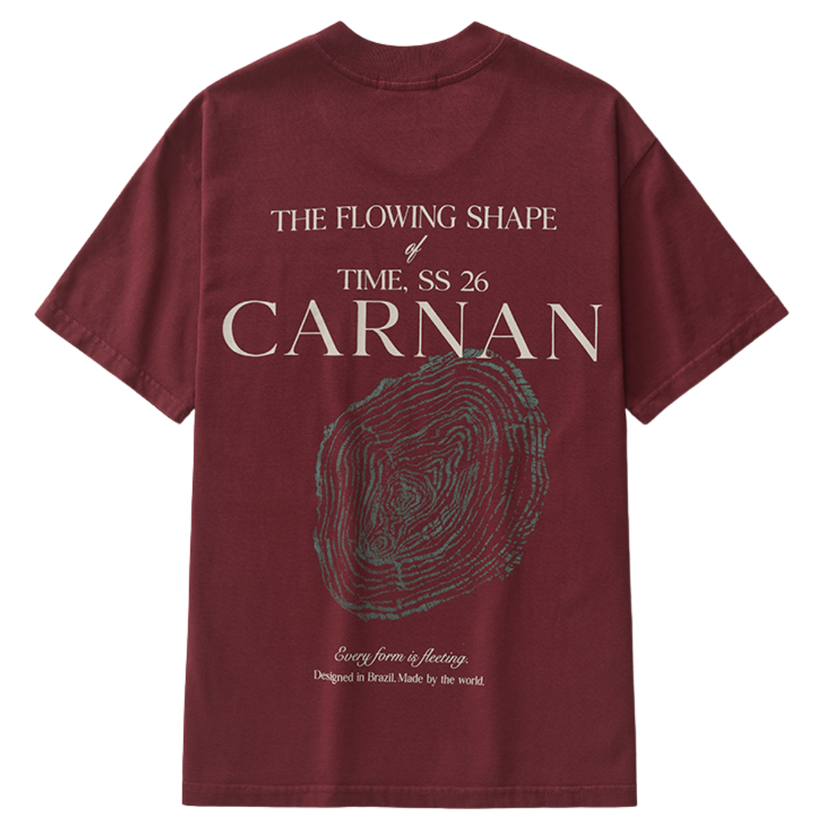 Camiseta Carnan Wood Vinho
