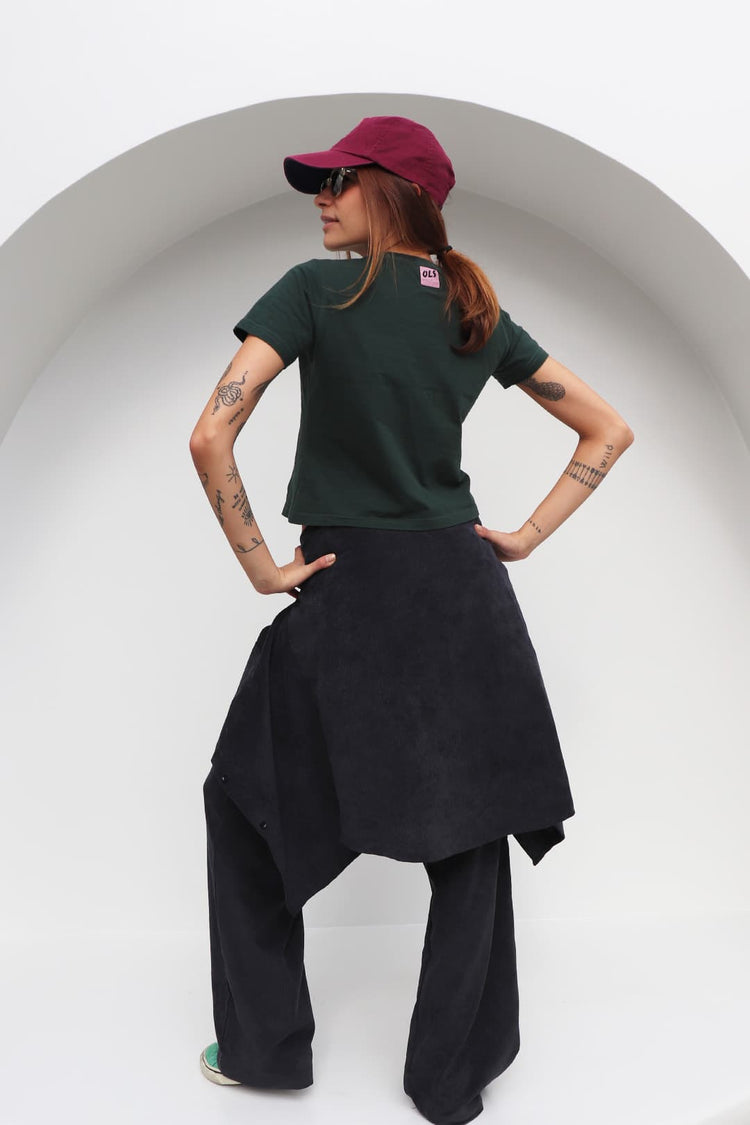 Camiseta Baby Look Sistas Club Green