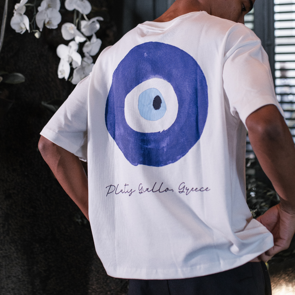 Camiseta Oversized Jours de Pluie Platis Branca