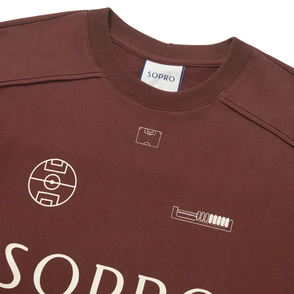 Camiseta Sopro Oficial BooMold Over Marrom