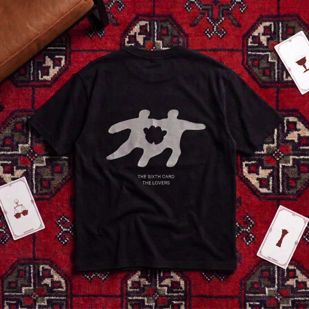 Camiseta Jours de Pluie The Lovers Tee Black Preta