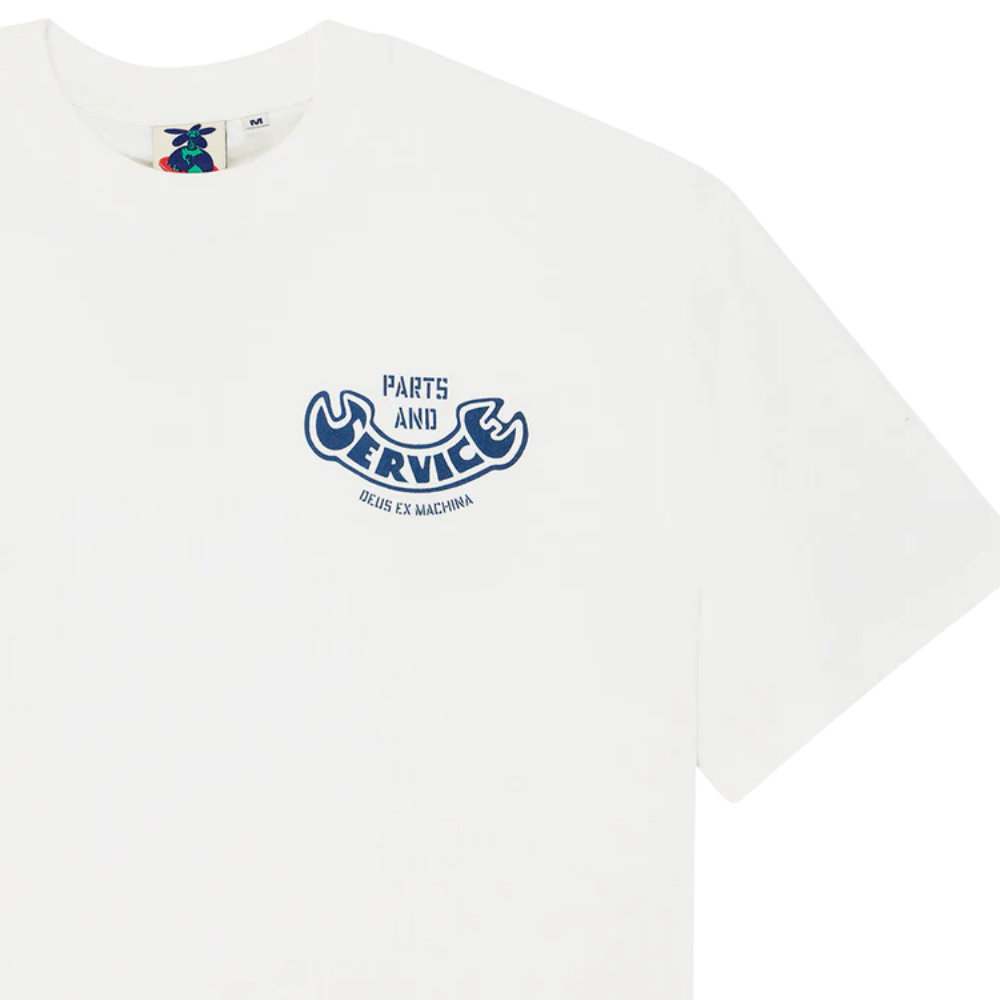 Camiseta Deus Ex Machina Ruff And Smooth Branca