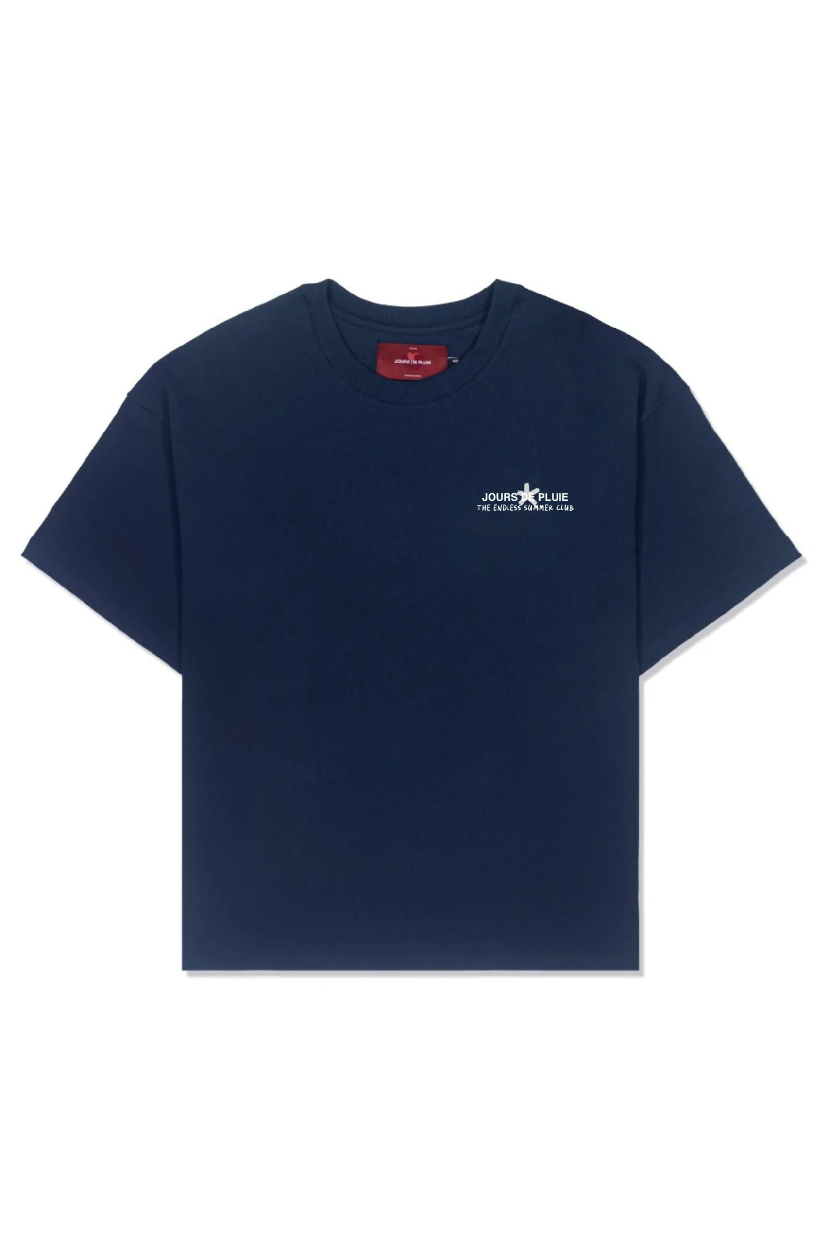 Camiseta Jours de Pluie Oversized Parasol Azul