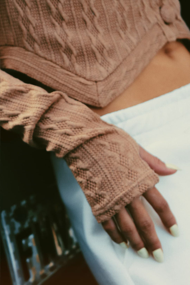 Colete Siena Trico Bege