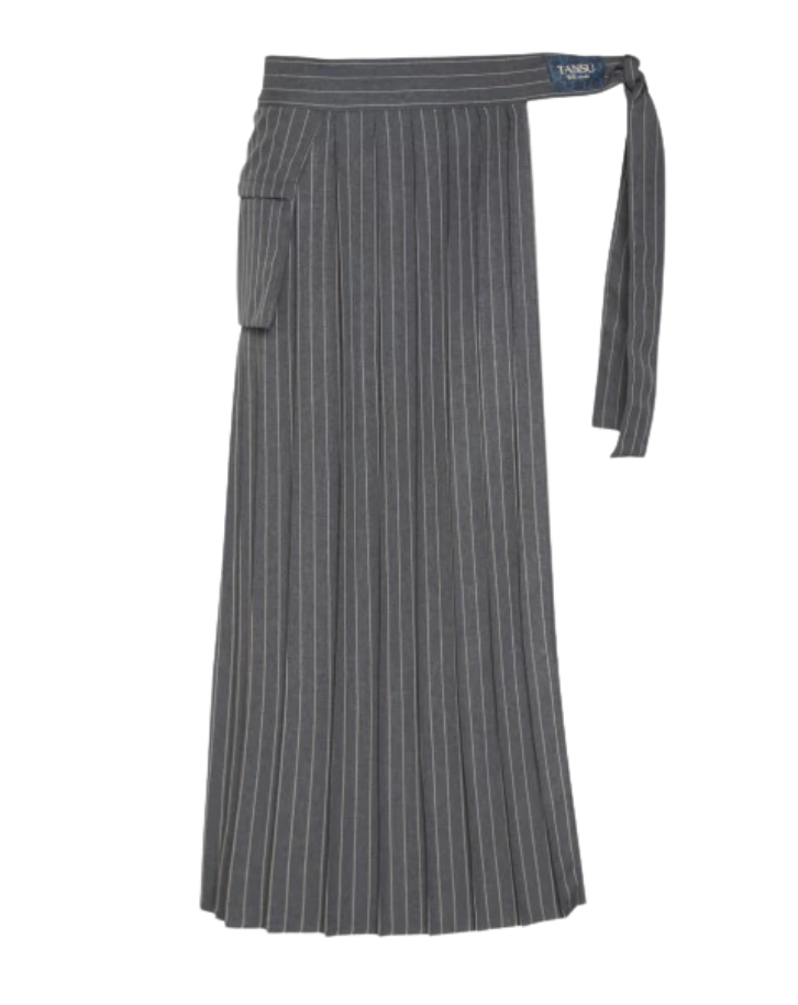 Cinto de Sobrepor Cinza Listrado