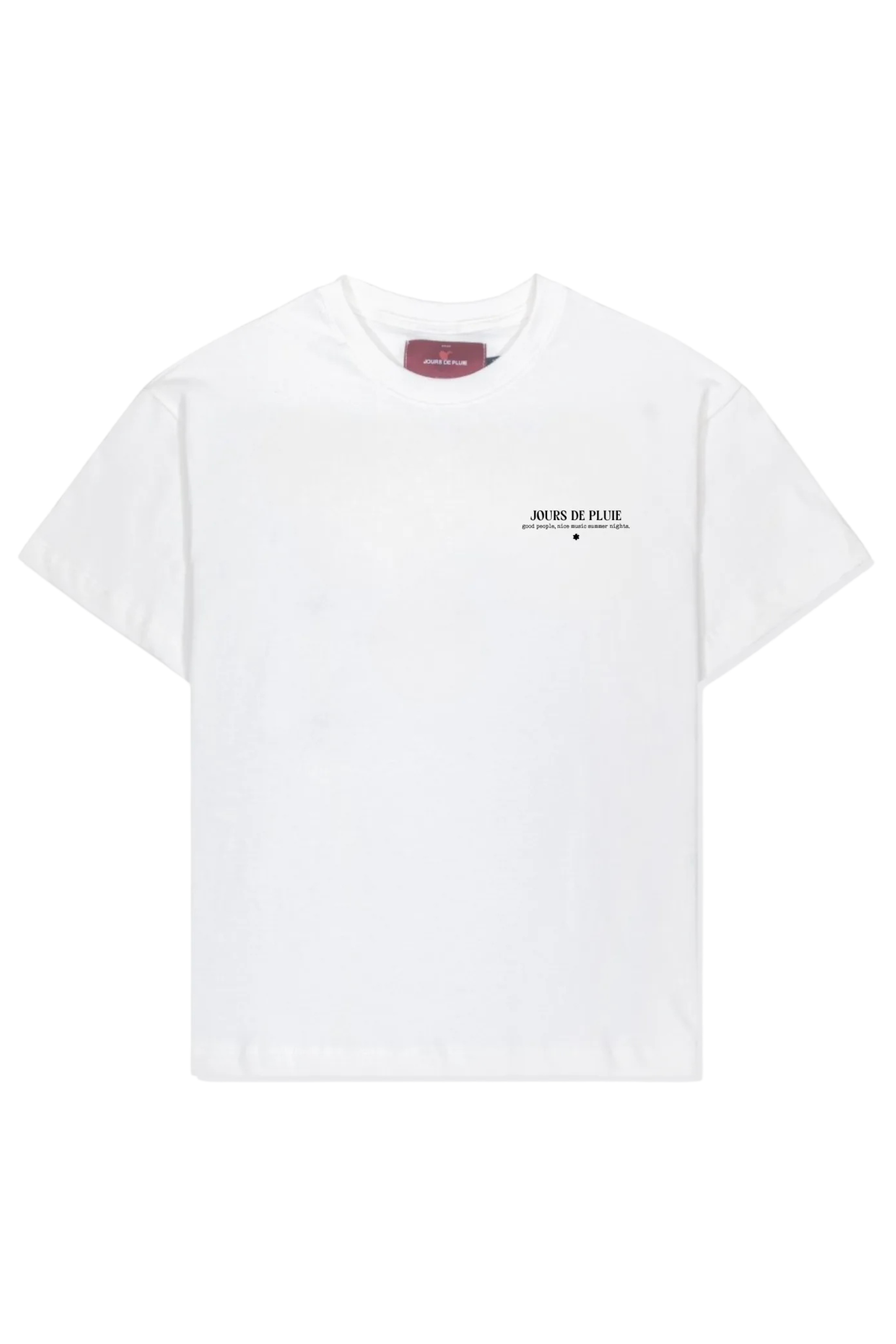 Camiseta Jours de Pluie Oversized Disque Off White