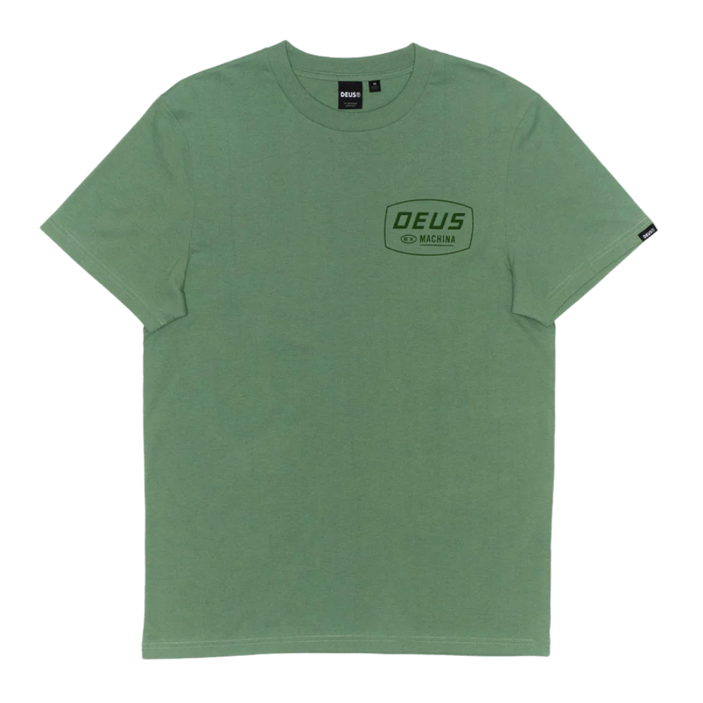 Camiseta Regular Fit Deus Ex Machina Expo Verde Claro