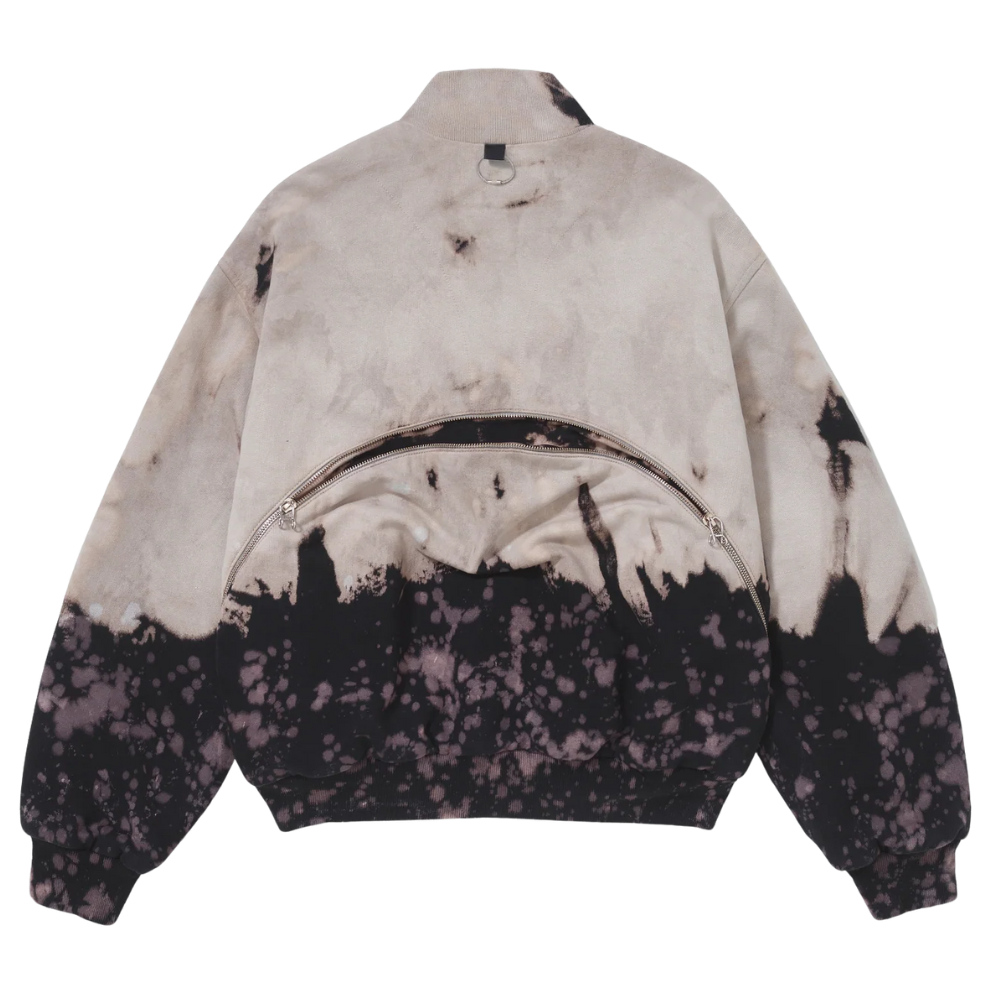 Jaqueta Dupla Face Pace Sweat Funnel Acid Cinza