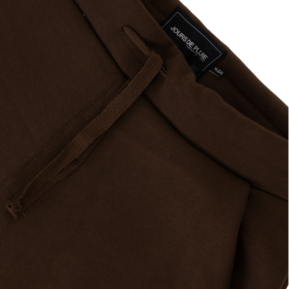 Calça Moletom Baggy Jours de Pluie Marrom