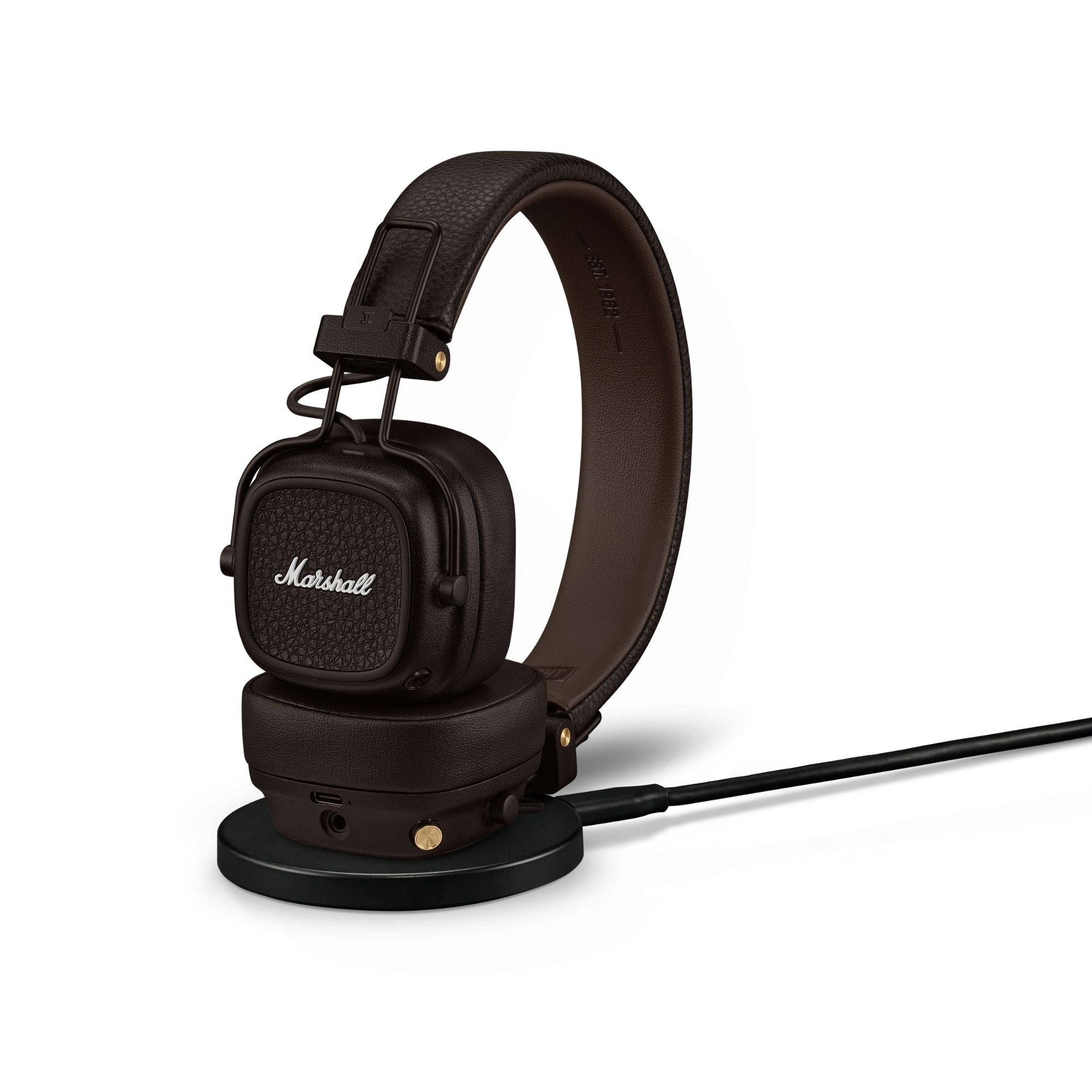 Marshall Major V Bluetooth On Ear Headphones Brown