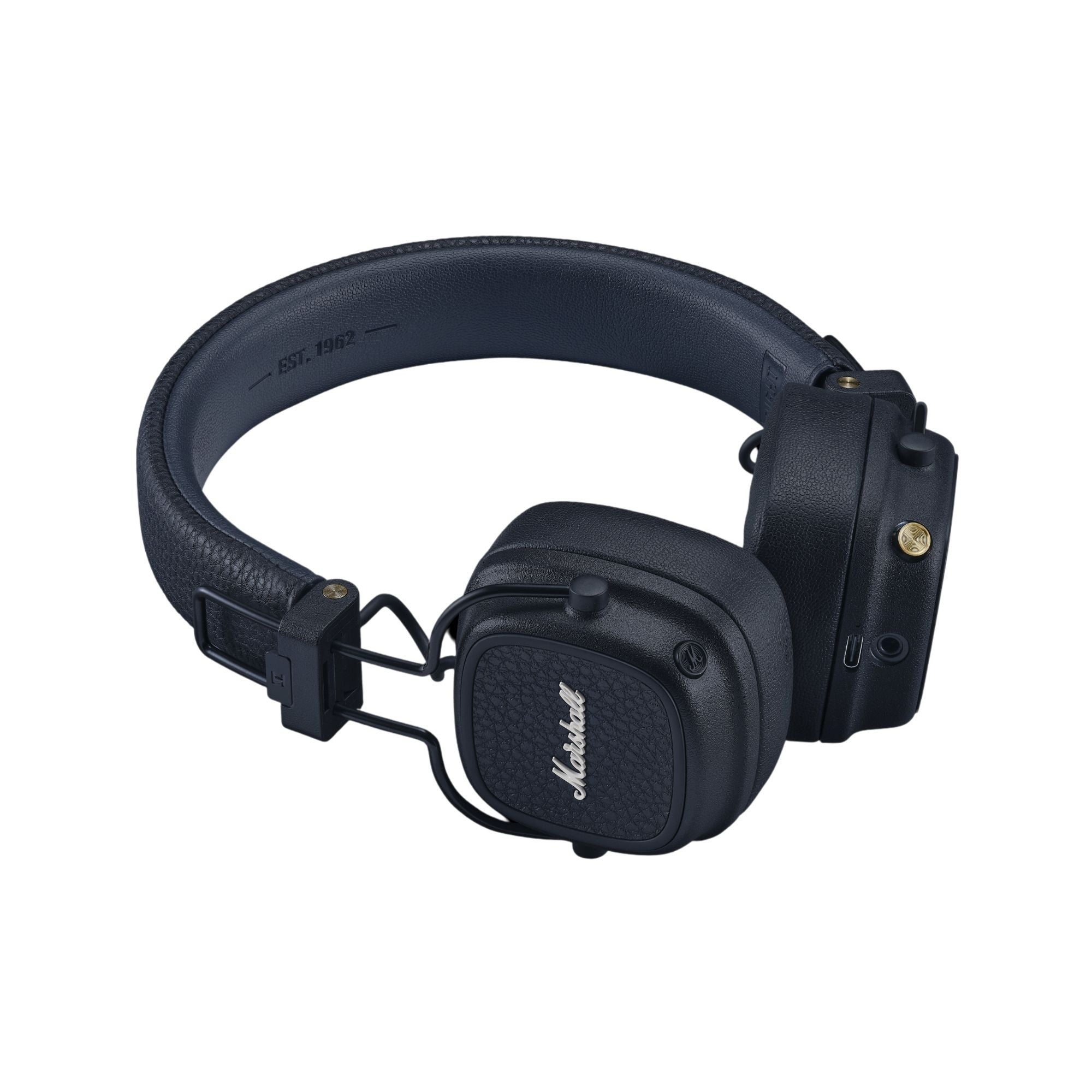 Marshall Major V Bluetooth On Ear Headphones Midnight Blue