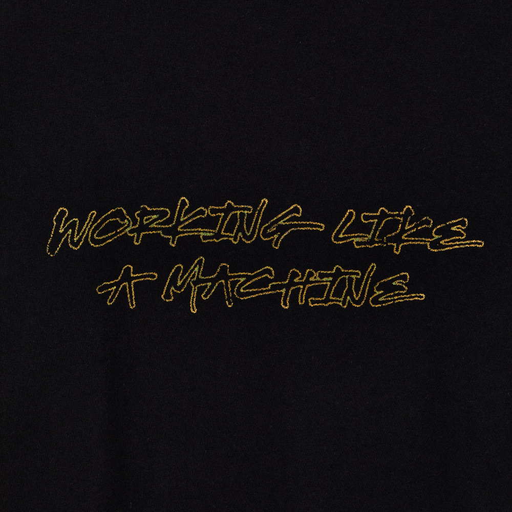Camiseta Garré Working Like a Machine Preta
