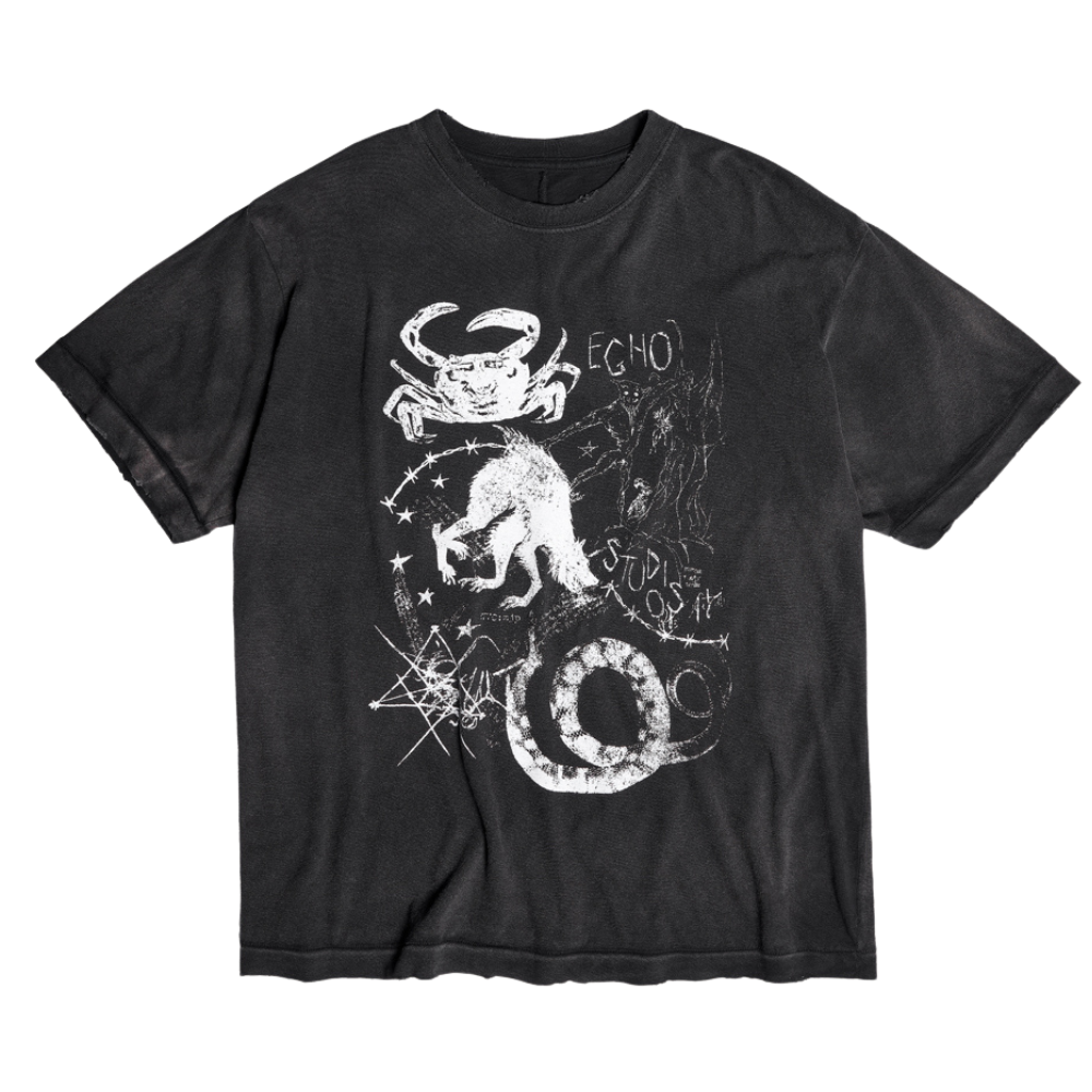 Camiseta Regular Egho Gnosis Preta